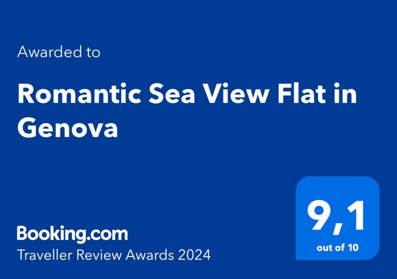 Romantic Sea View Flat In Genova Eksteriør bilde
